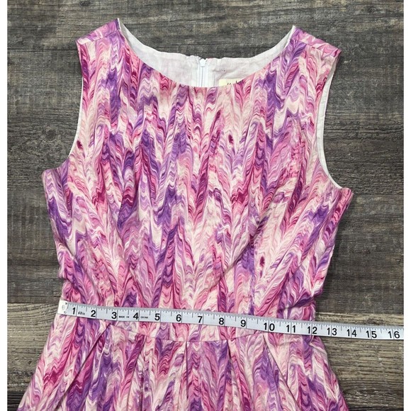 Modcloth Myrtlewood Pin Up Small Retro Pink Purple Dress Size XS - Picture 10 of 12